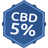 Olej CBD 5%, szerokie spektrum (bez THC), 10 ml - CBD Crystallized