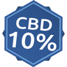 Olej CBD 10%, szerokie spektrum (bez THC), 10 ml - CBD Crystallized